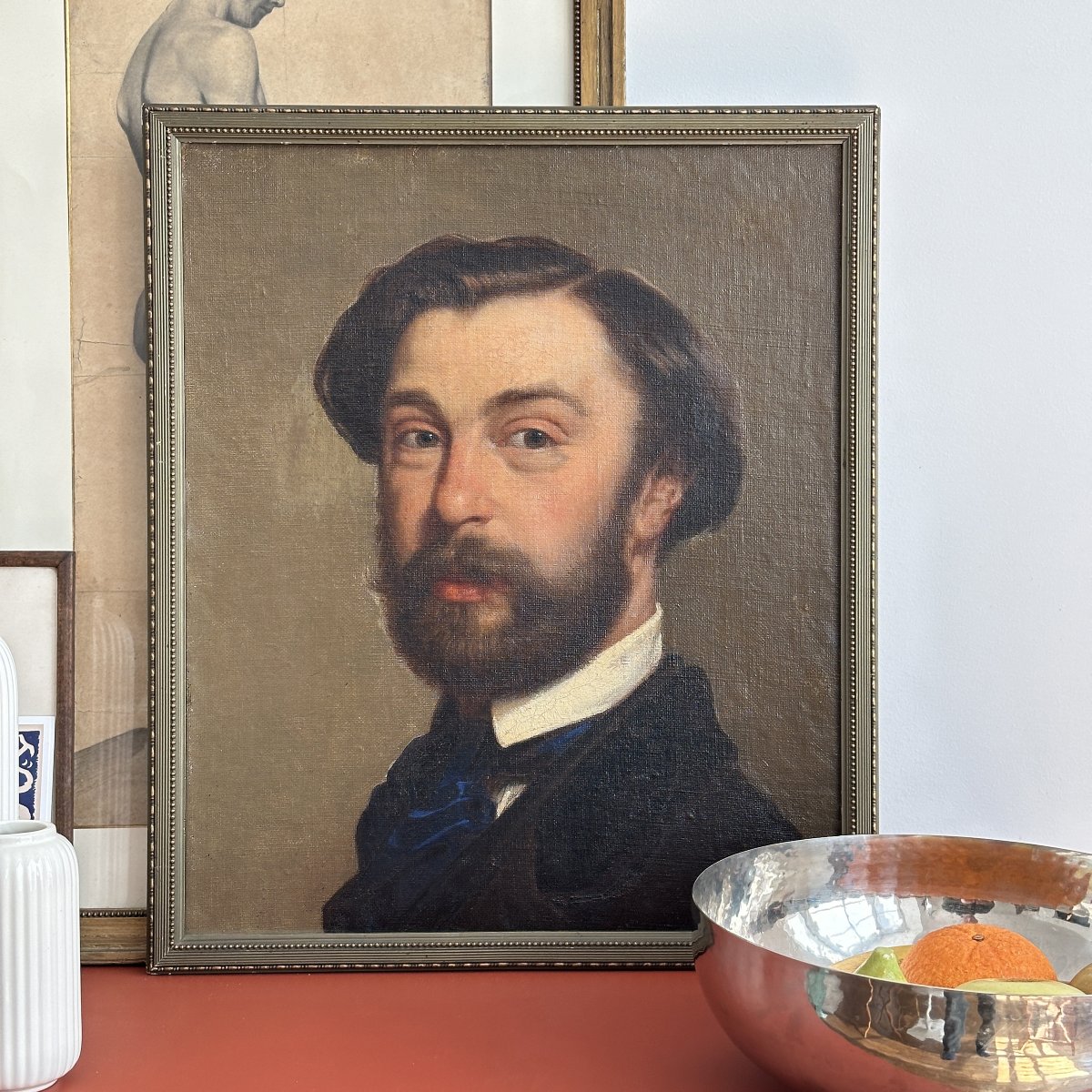 Portrait d'homme - Charles Billoin - Huile sur toile-photo-2