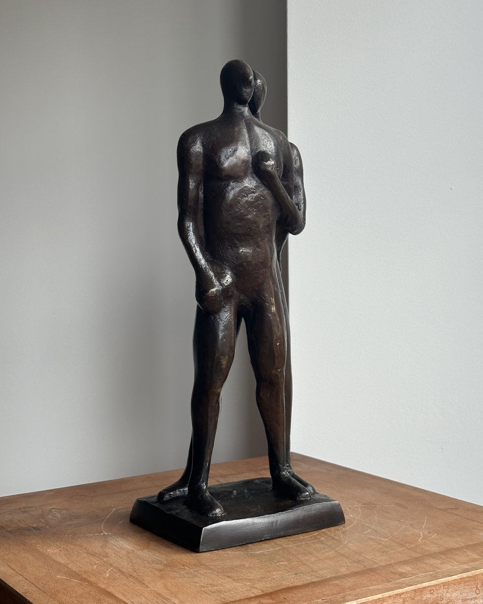Les amoureux - Anonyme - Bronze-photo-1