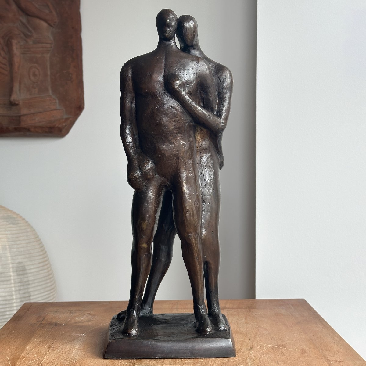 Les amoureux - Anonyme - Bronze