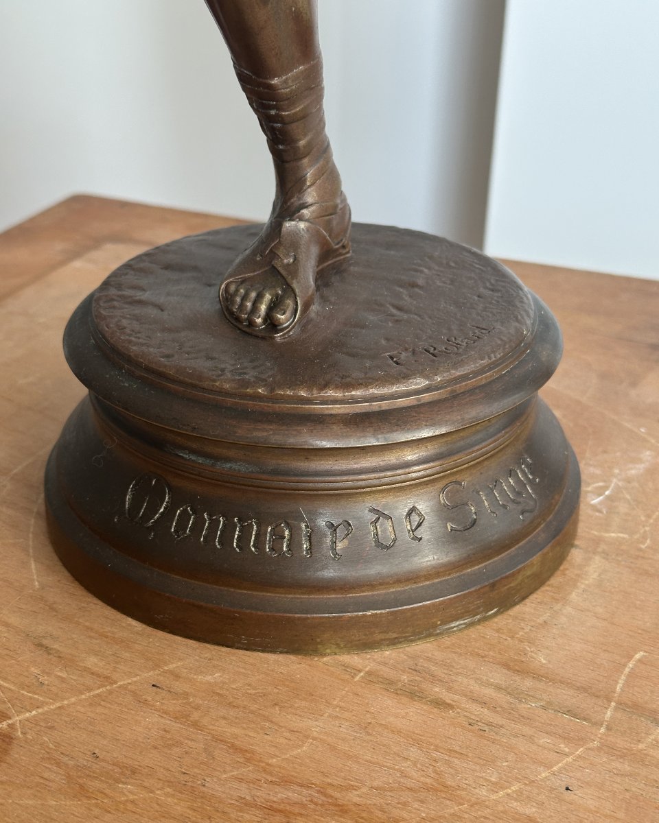 Monnaie de singe - d'après François Rolard - Bronze-photo-3