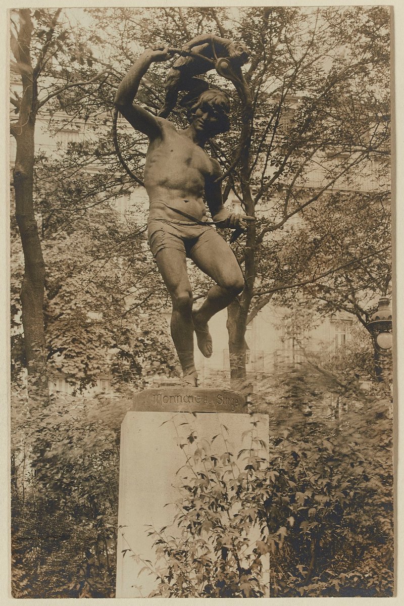 Monnaie de singe - d'après François Rolard - Bronze-photo-4