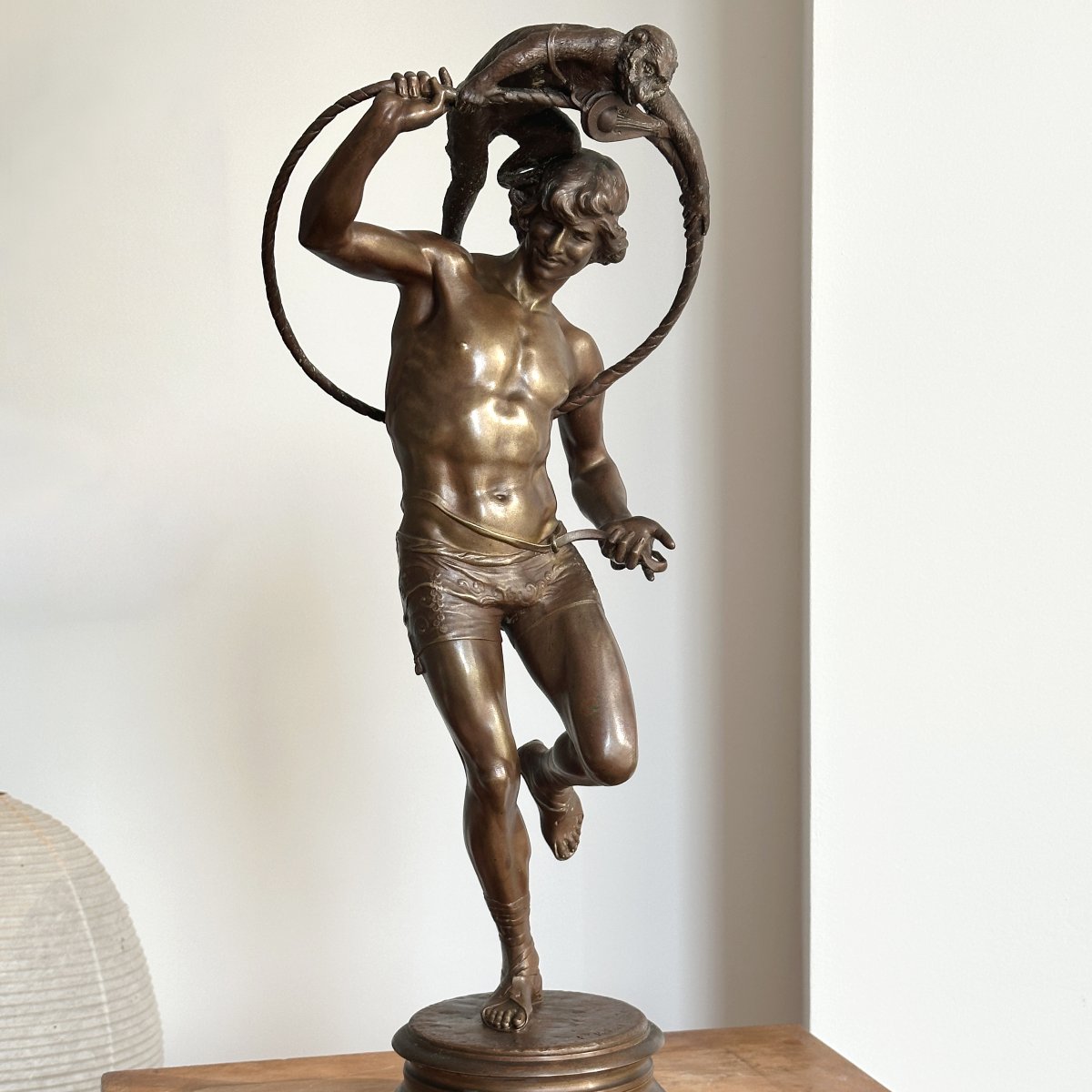 Monnaie de singe - d'après François Rolard - Bronze