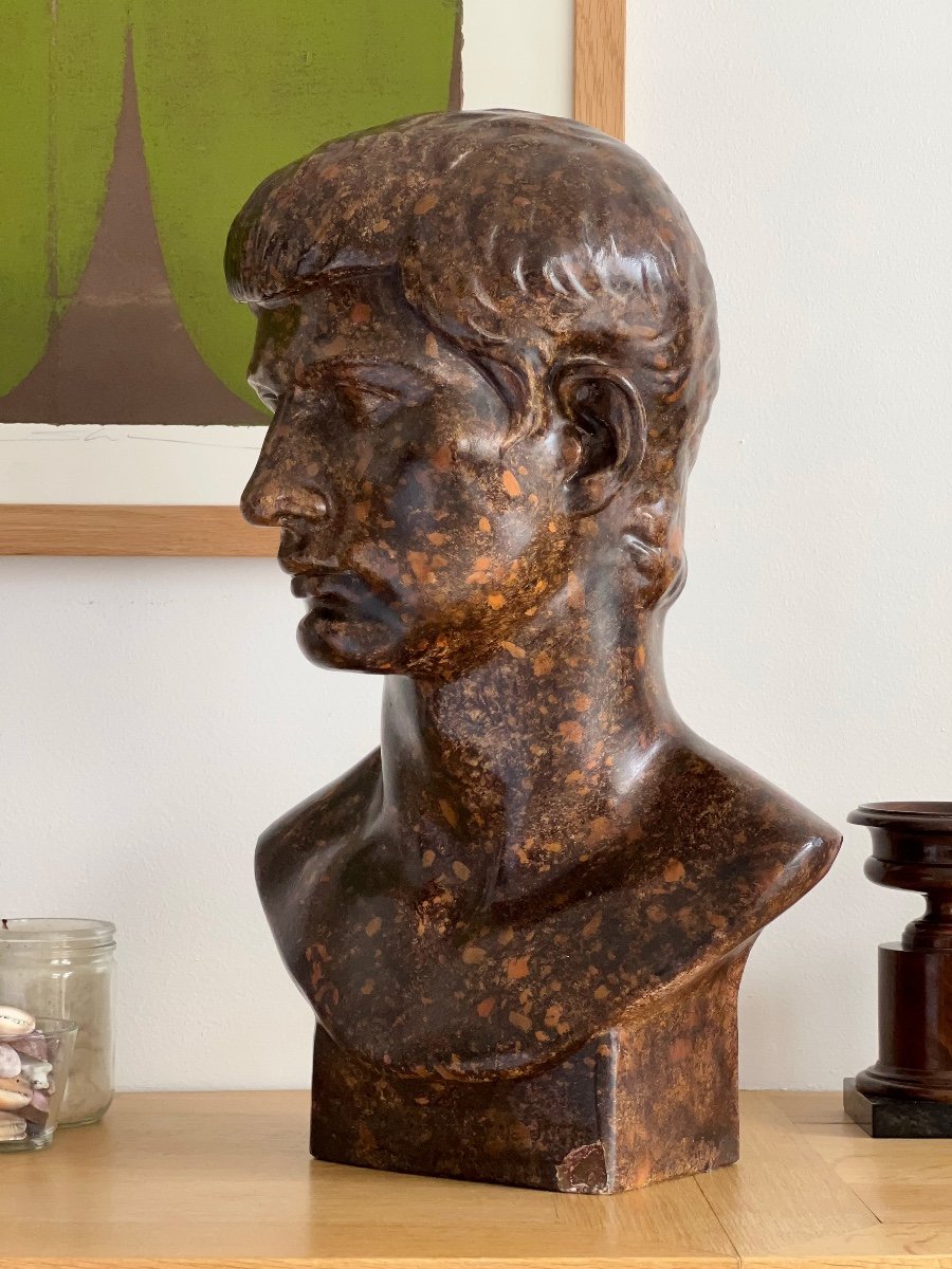 Buste de Jeune Romain - Brutus le jeune -photo-3