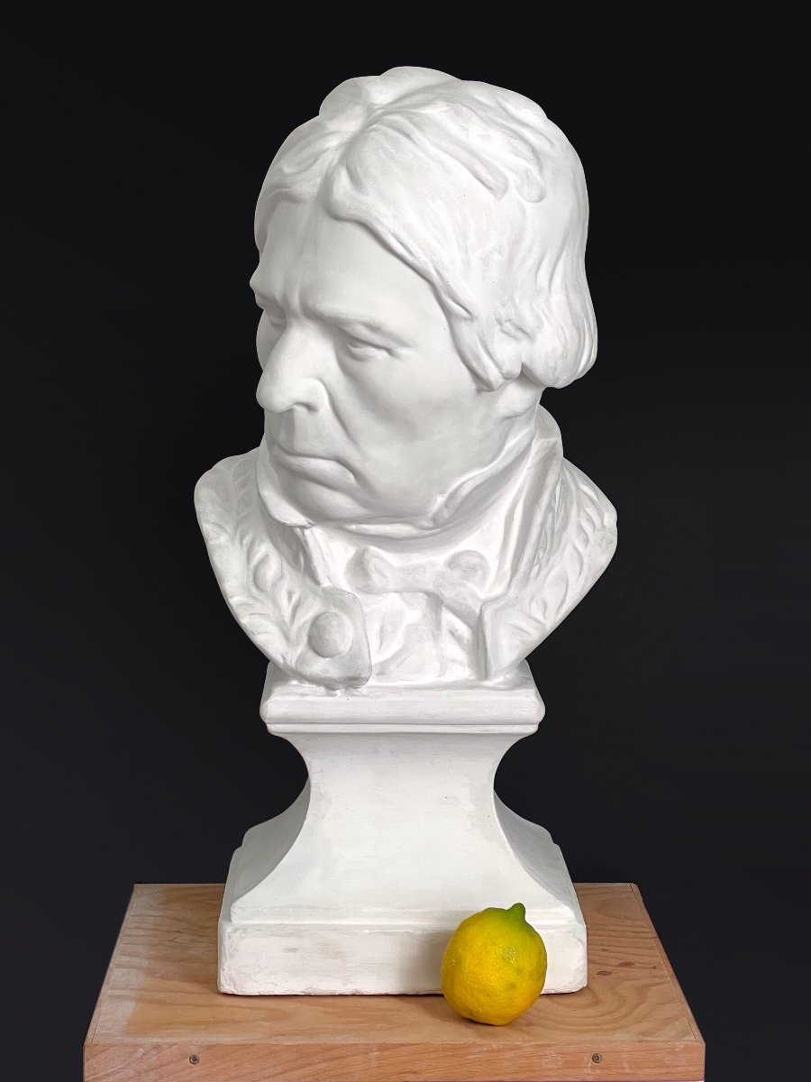Portrait en buste d'Ingres - Jean-Marie Bonnassieux (1810–1892)-photo-4