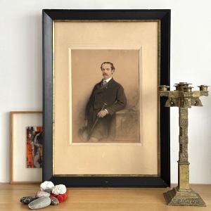 Portrait Of A Man - J. Schubert -1868