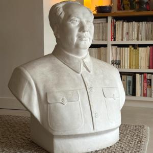 Mao - Portrait monumental - Plâtre