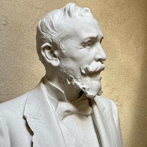 Buste du PR Loubet - Denys Puech - Biscuit de Sèvres