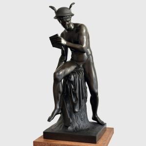 Mercure - Bertel Thorvaldsen - Grand bronze - Italie XIXe