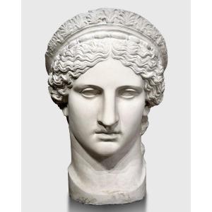 Tête monumentale de Junon dite Ludovisi - Plâtre XIXe