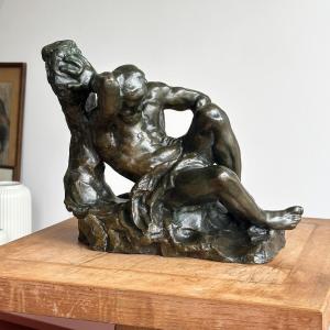 Titan At Rest - Bronze - 20th Century