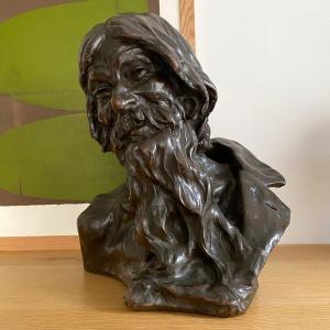 Bust Of Old Bearded Man - Russian Beggar?