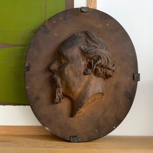 Plaster Medallion - Eugène Deplechin (1852-1926)