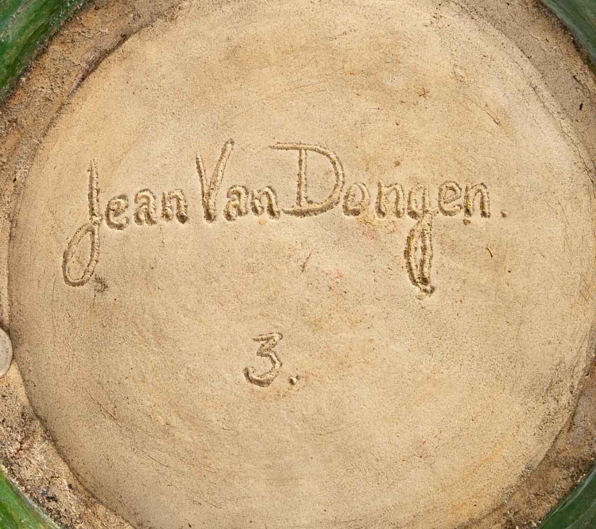 Large Vase By Jean Van Dongen (1883 - 1970)-photo-4