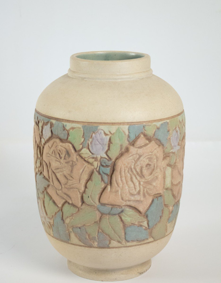 Vase En Céramique Des Frères Mougin à Nancy-photo-2