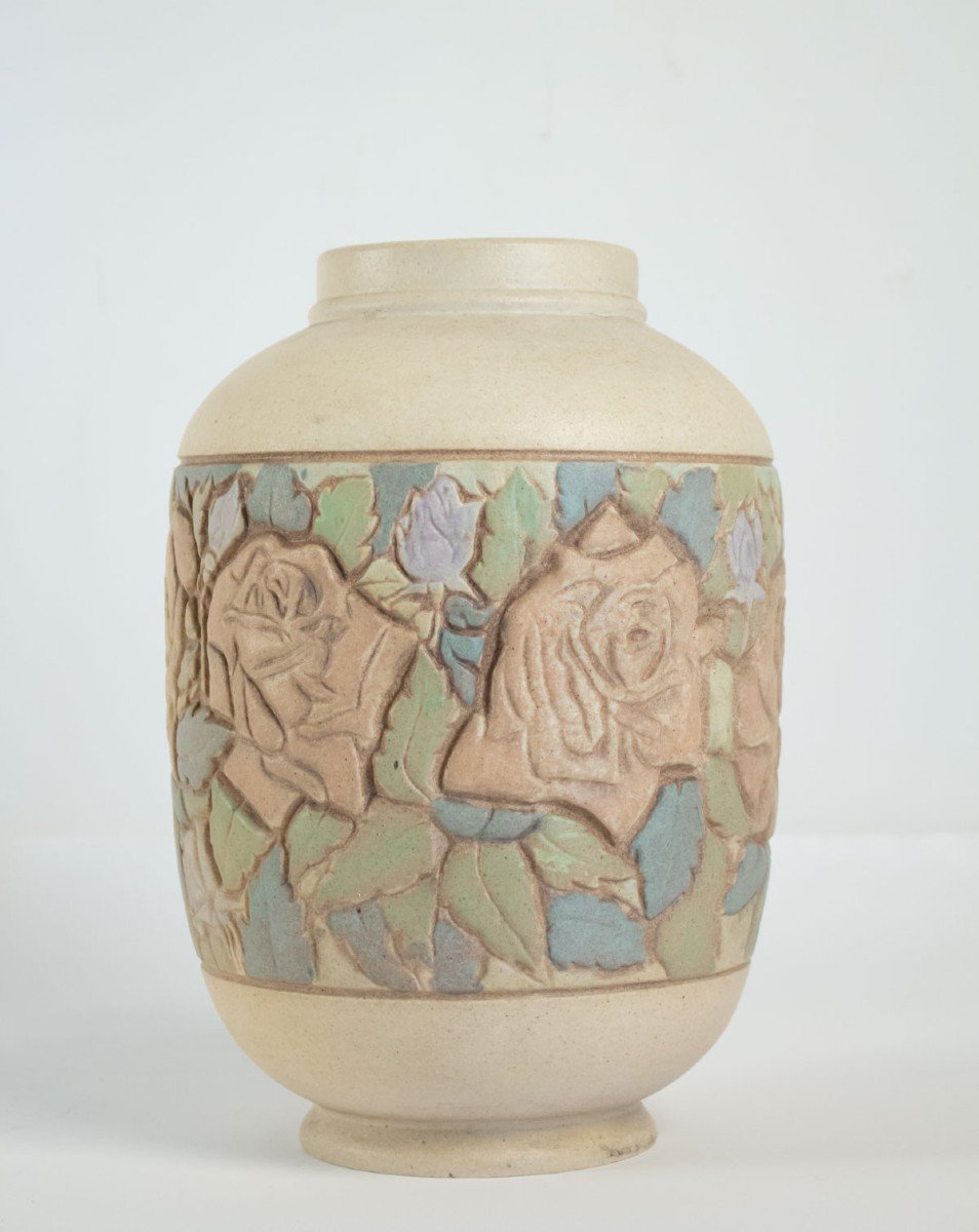 Vase En Céramique Des Frères Mougin à Nancy