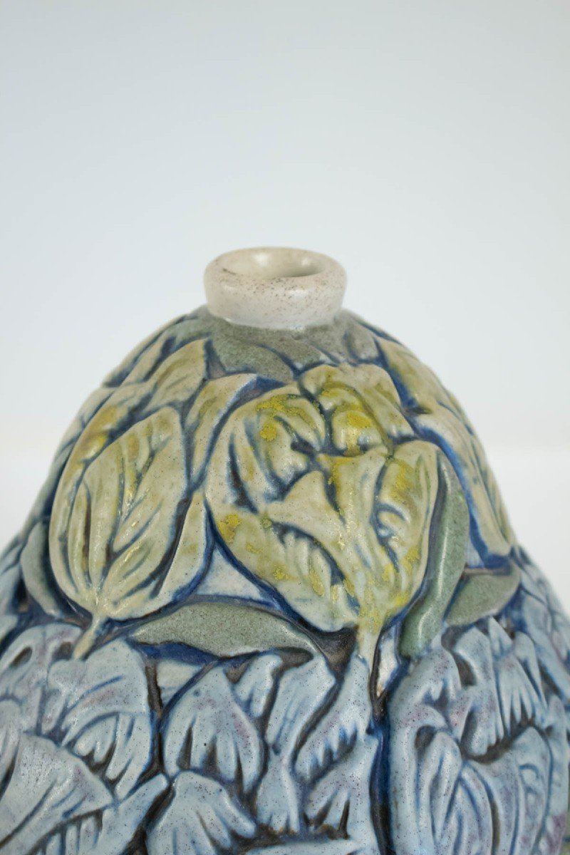 Art Nouveau Ceramic Vase-photo-2