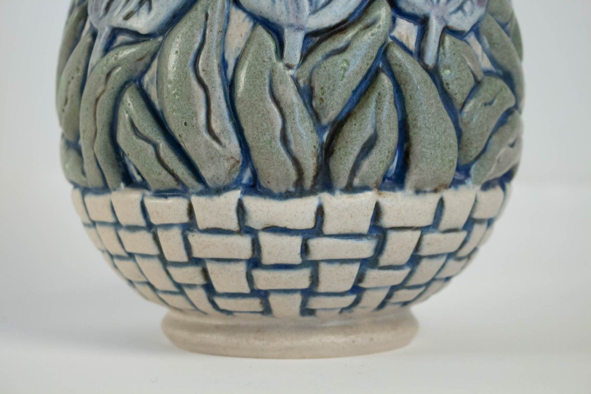 Art Nouveau Ceramic Vase-photo-4