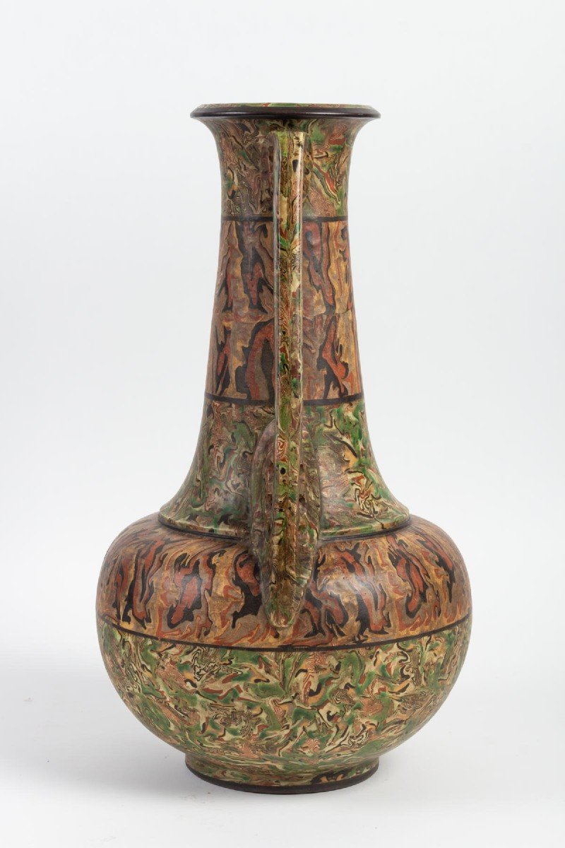Grand Vase En Terre Mêlées Pichon à Uzès-photo-3