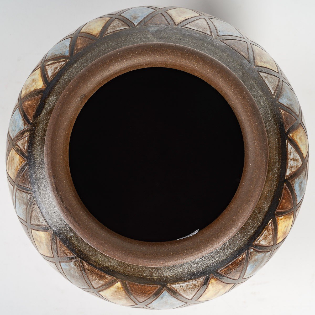 Large Ceramic Vase By Alexandre Kostanda (1921 - 2006)-photo-4