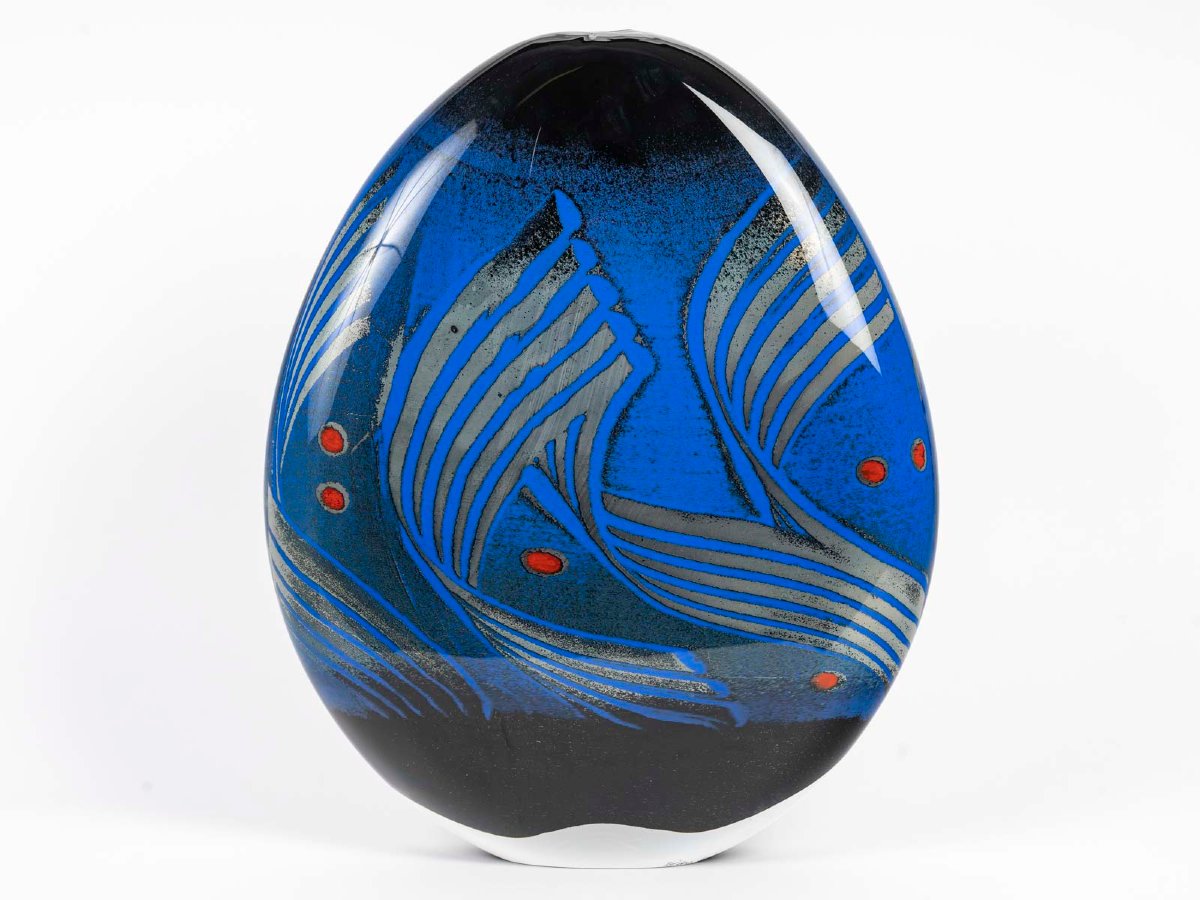 Blown Glass Sculpture By Alain & Marisa Bégou-photo-2