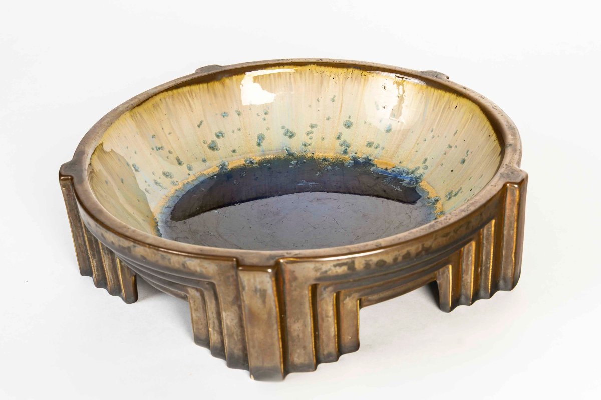 Coupe Art Déco par Joseph et Pierre Mougin (1898-1950)-photo-3