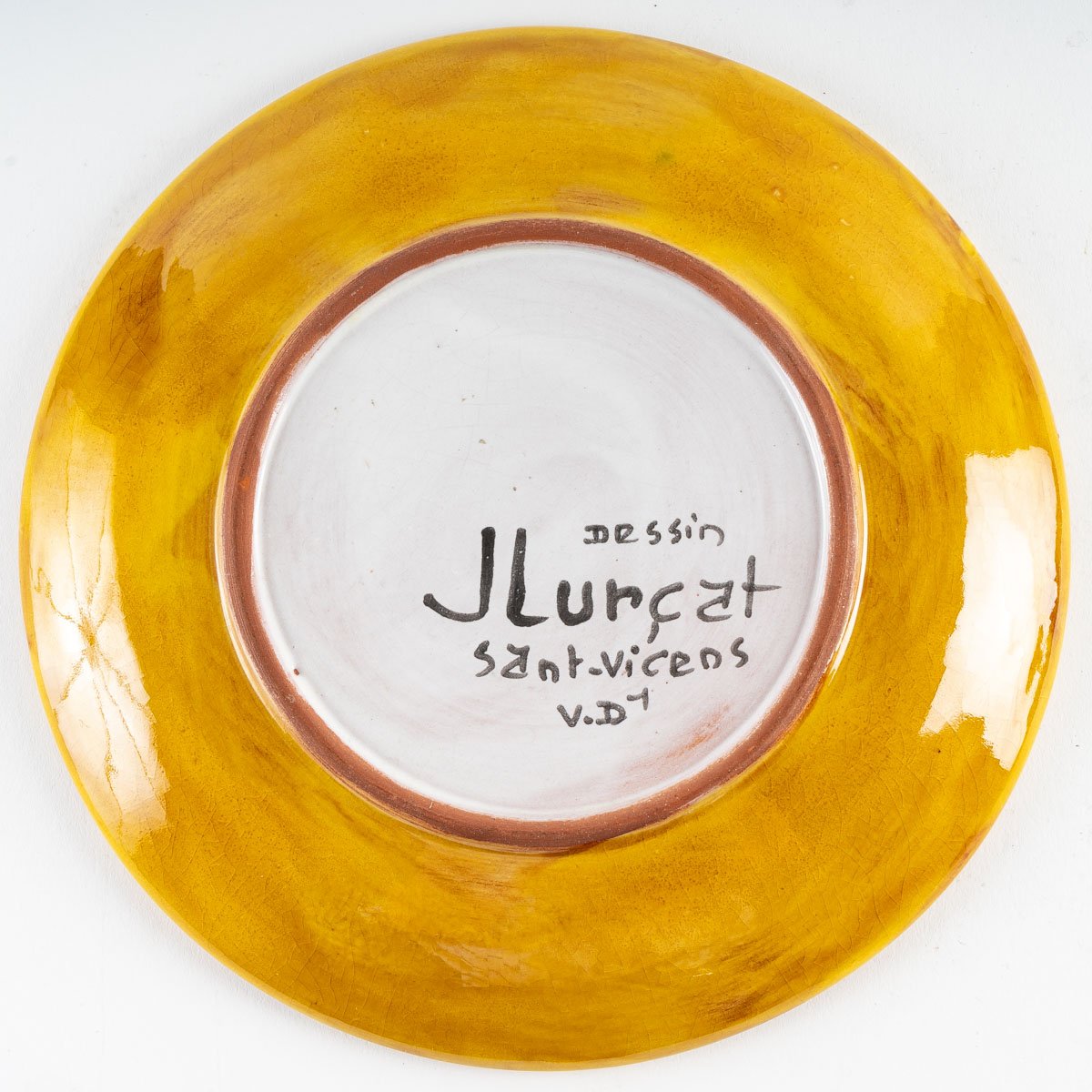 A Jean Lurçat Ceramic Plate (1892-1966)-photo-3