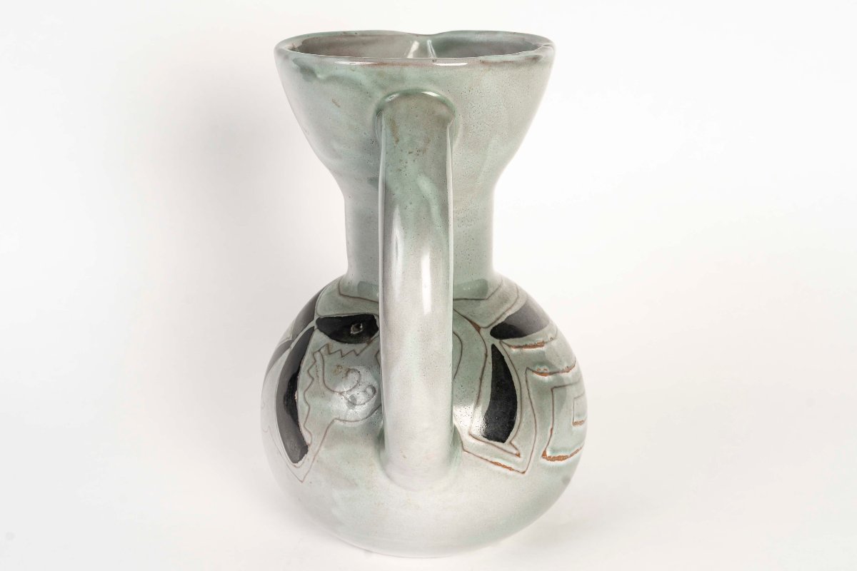 Ceramics By René Ben Lisa (1926-1995)-photo-3