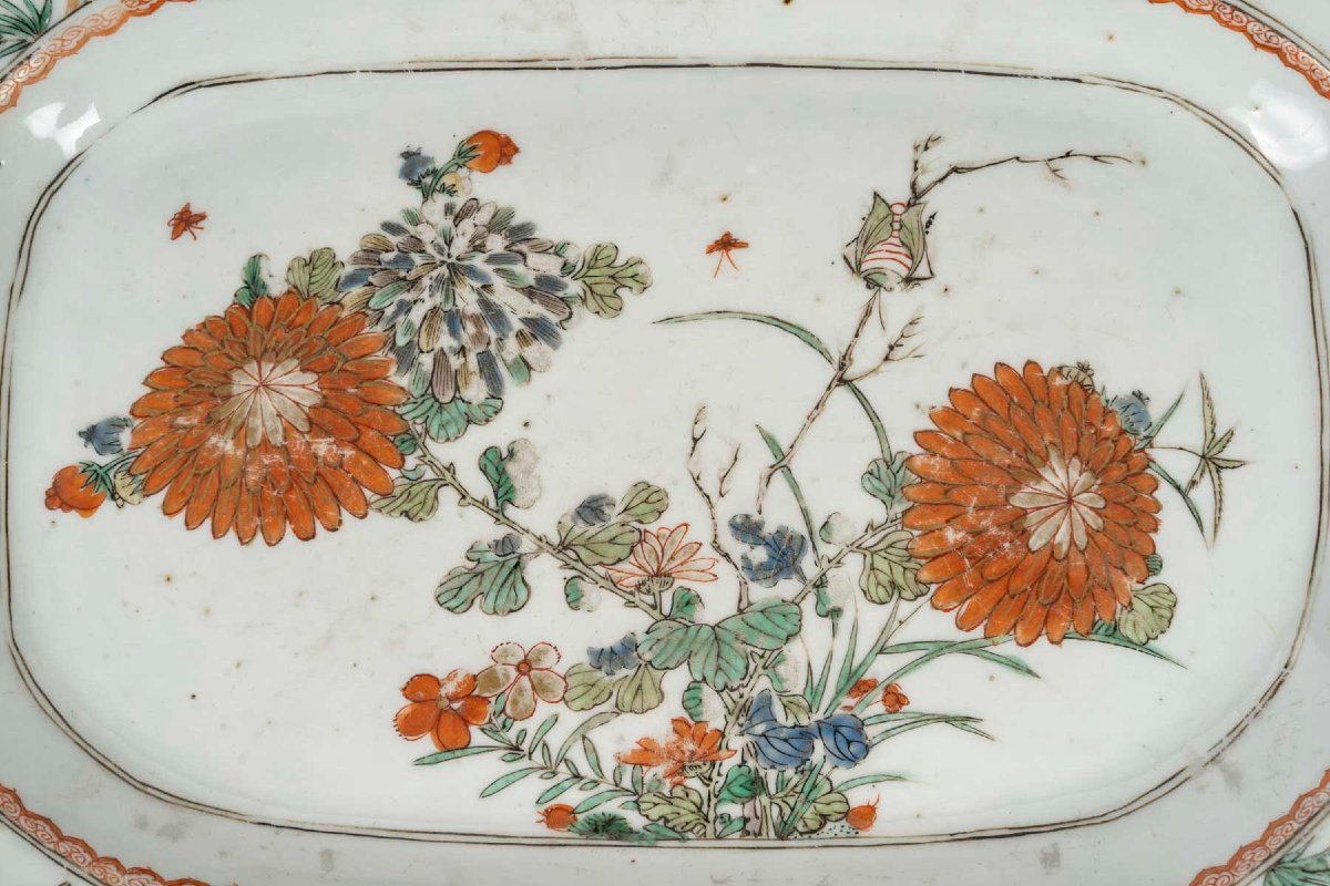 Green Family Porcelain Plate, China, Qing Dynasty, Kangxi Period (1662–1722)-photo-2
