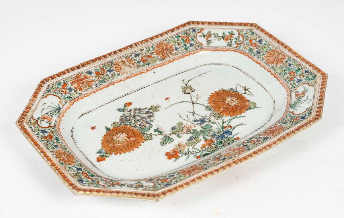 Green Family Porcelain Plate, China, Qing Dynasty, Kangxi Period (1662–1722)-photo-3