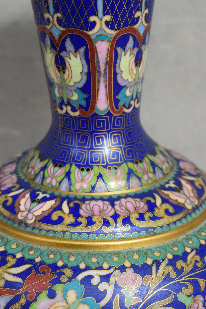 Chine Vase Cloisonné-photo-2