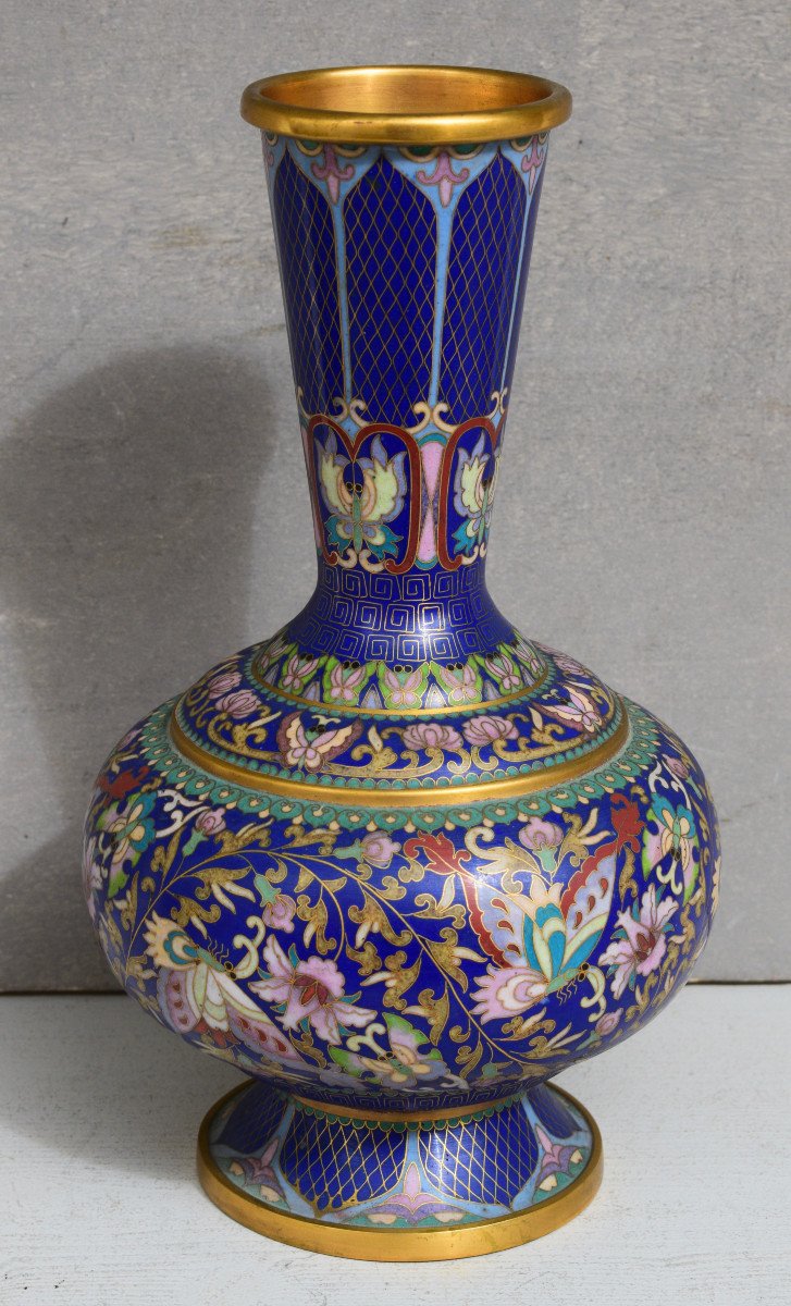 Chine Vase Cloisonné-photo-4