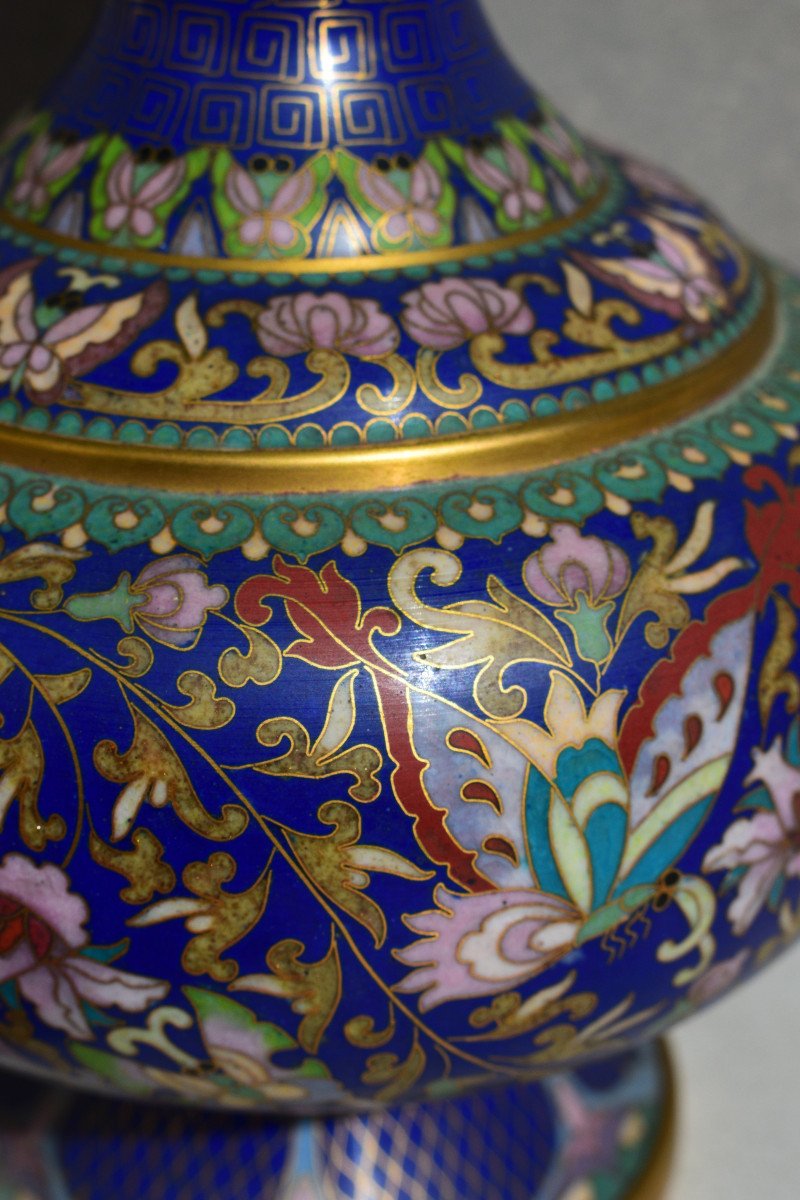 Chine Vase Cloisonné-photo-1