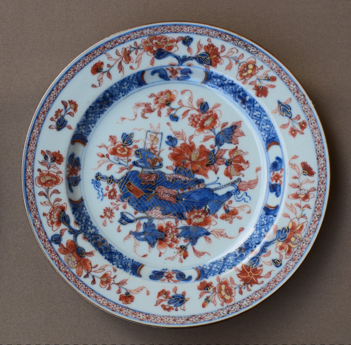 5 Assiettes en Porcelaine Chine XVIII Eme-photo-2