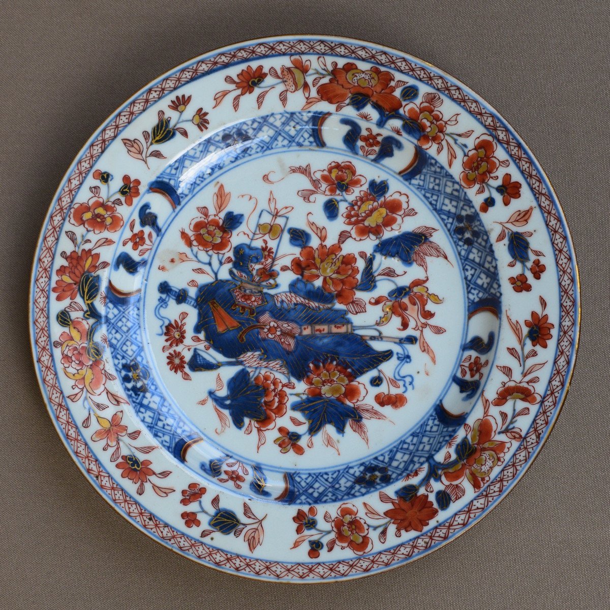 5 Assiettes en Porcelaine Chine XVIII Eme-photo-3