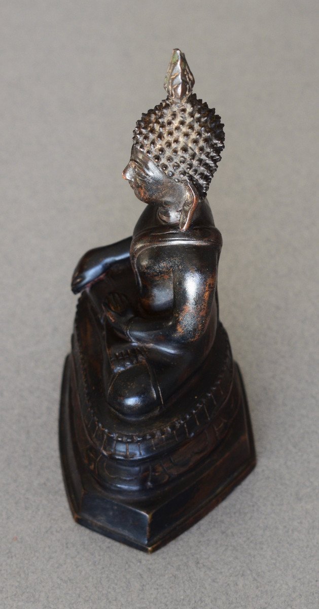 Bouddha En Bronze Thailande 18 Eme-photo-2