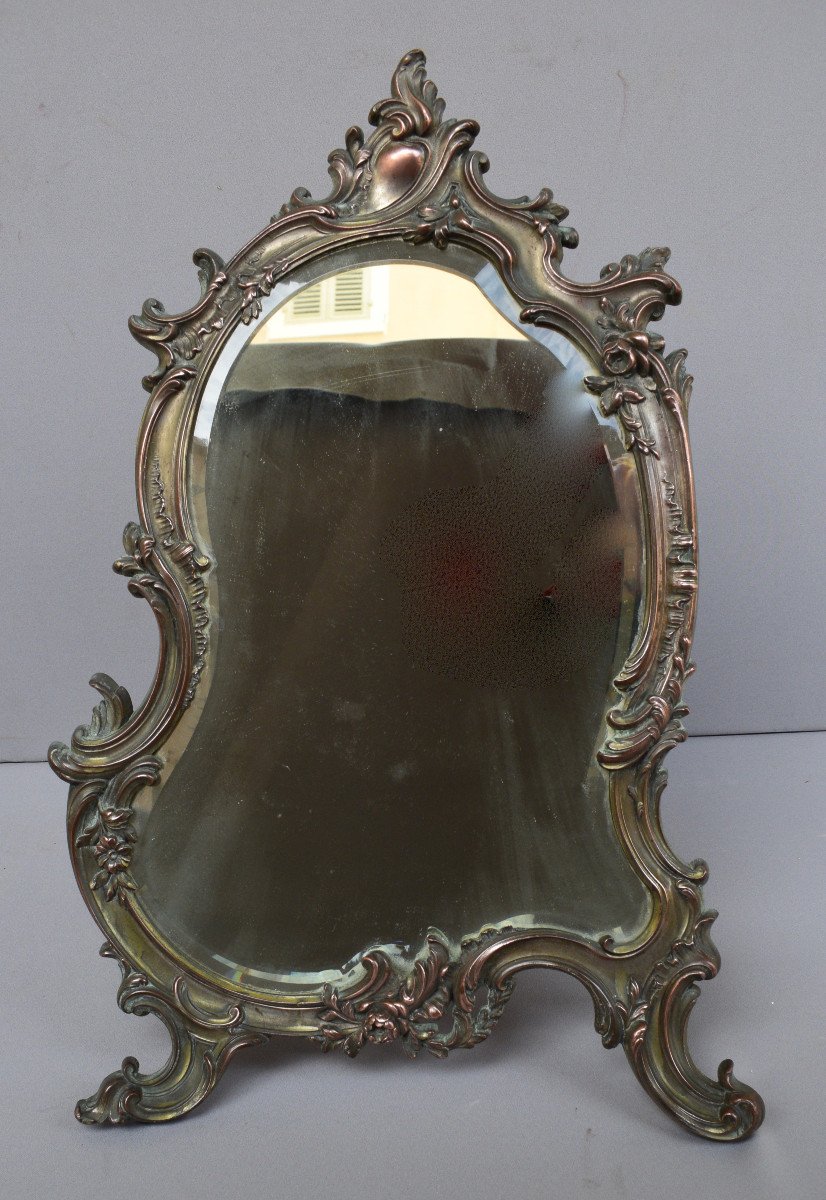 Miroir De Table En Bronze Epoque Napoleon III