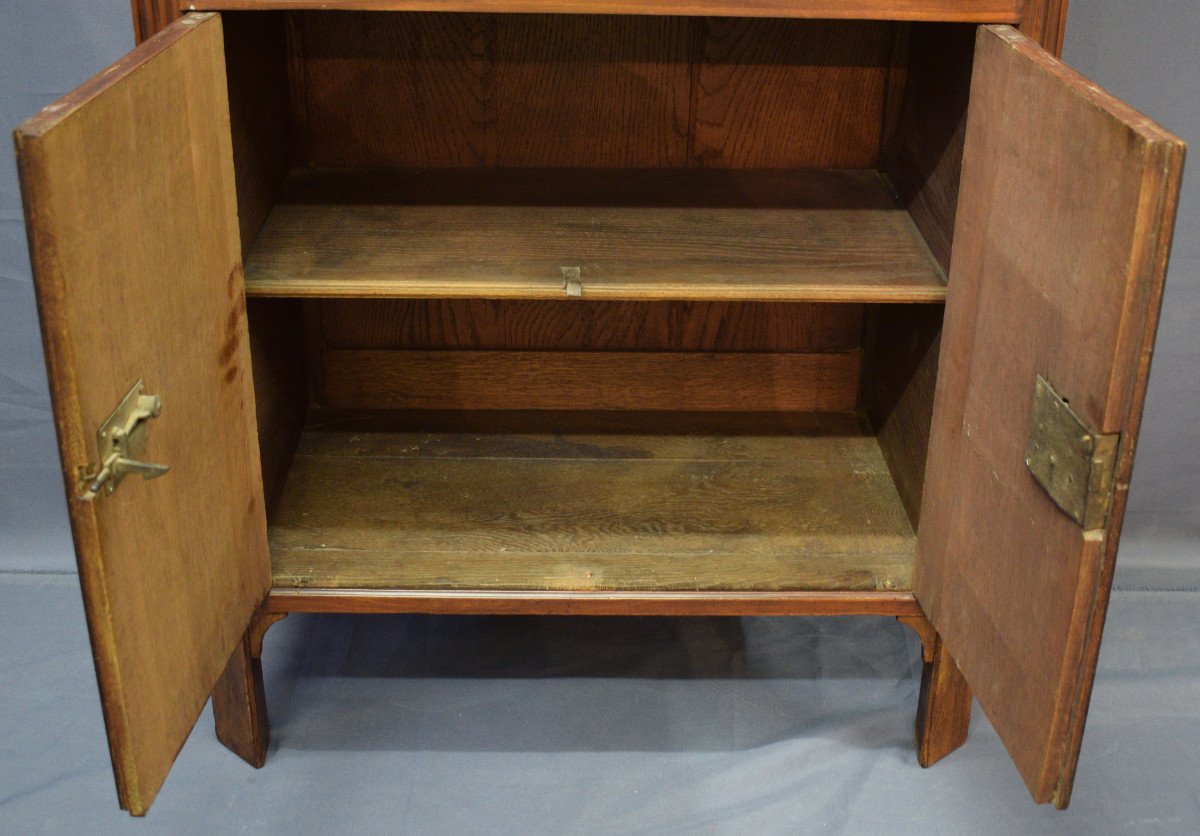 Secretaire De Dame En Acajou De Cuba d'Epoque Louis XVI-photo-1