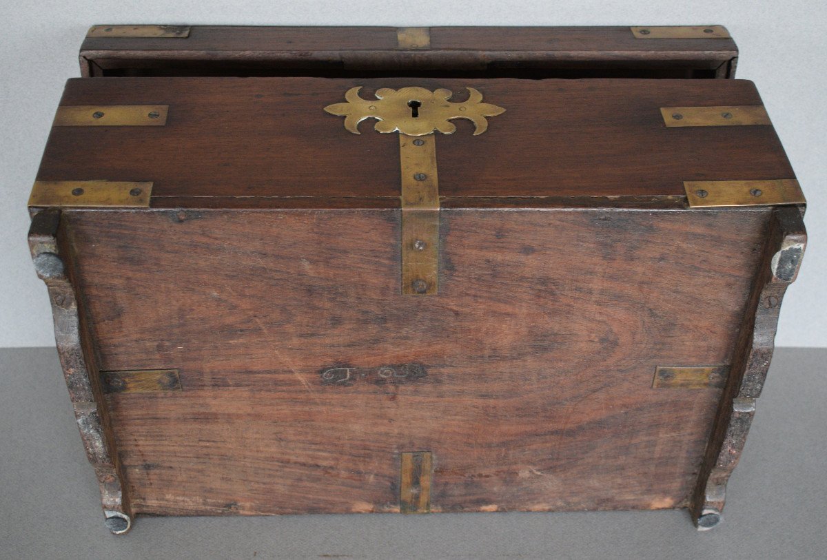 Coffret De Marine En Palissandre De Rio XVIII Eme Siecle-photo-5