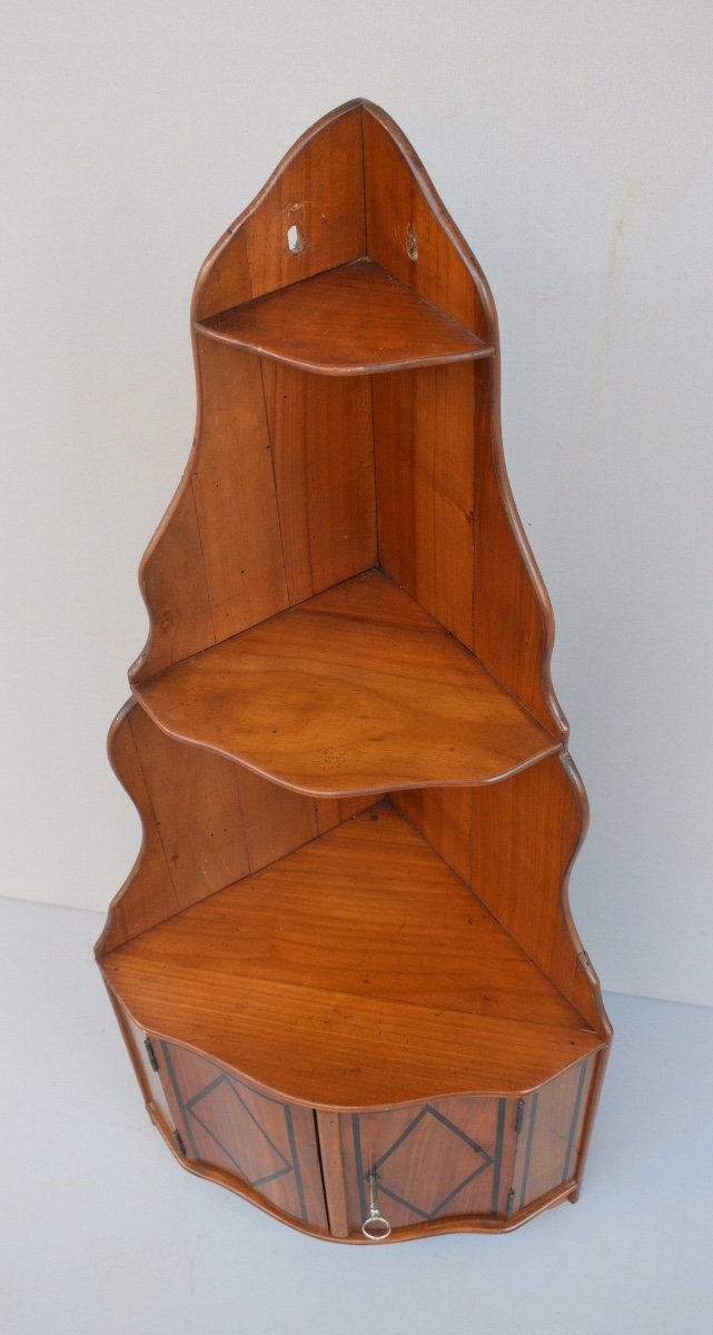 Curved Hanging Corner Cabinet-photo-4