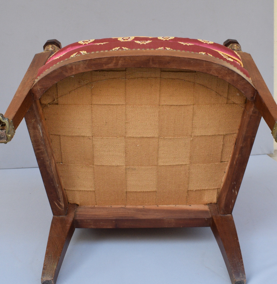 Empire Period "return From Egypt" Shepherdess Chair In Cuban Mahogany -photo-6