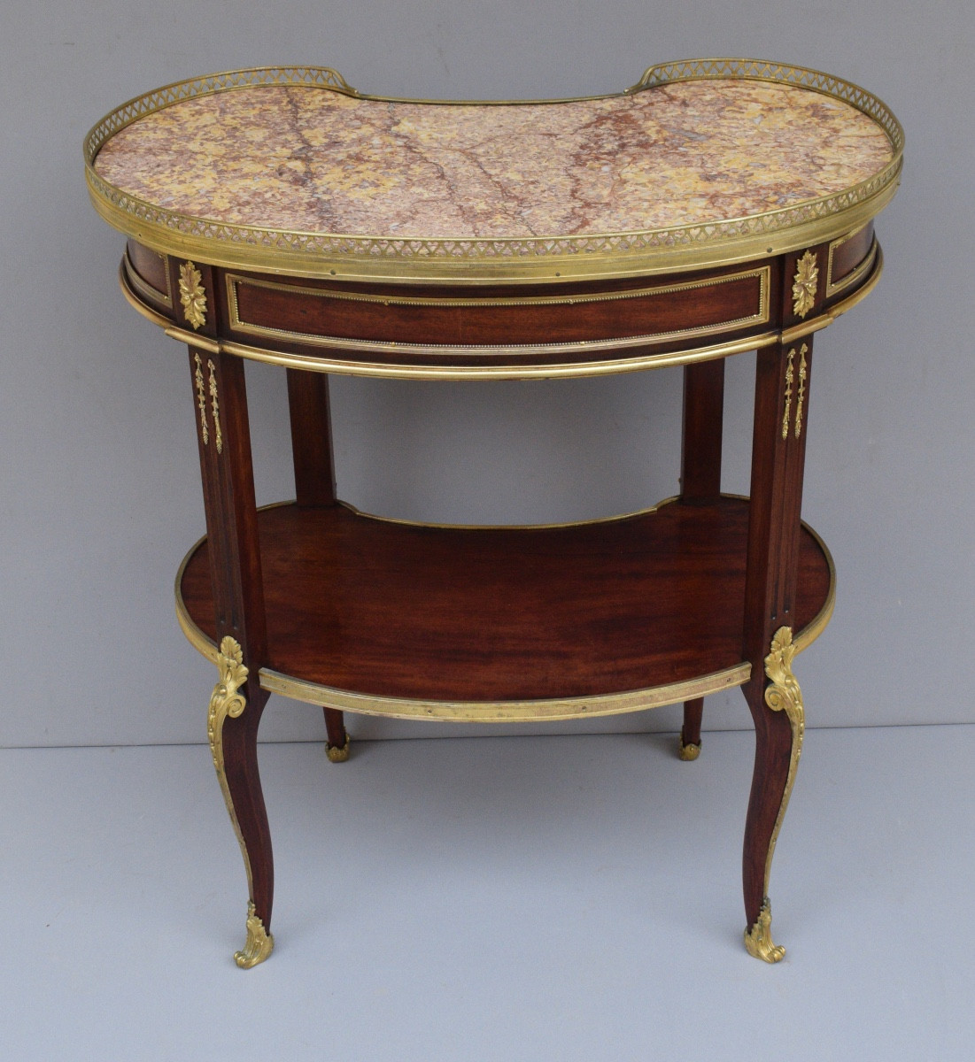 Cuban Mahogany Coffee Table Attributed To Francois Linke-photo-4