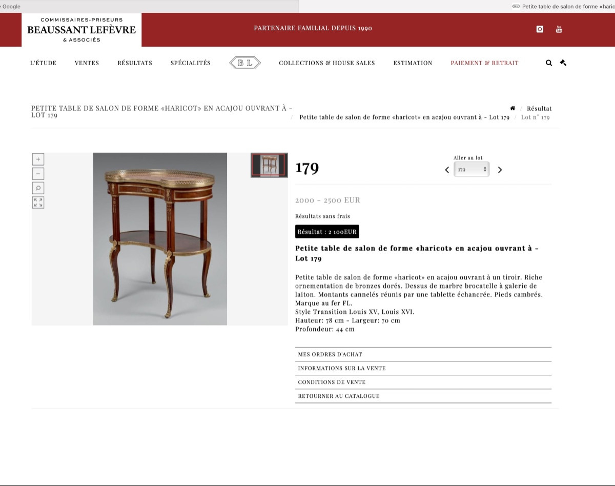 Cuban Mahogany Coffee Table Attributed To Francois Linke-photo-8