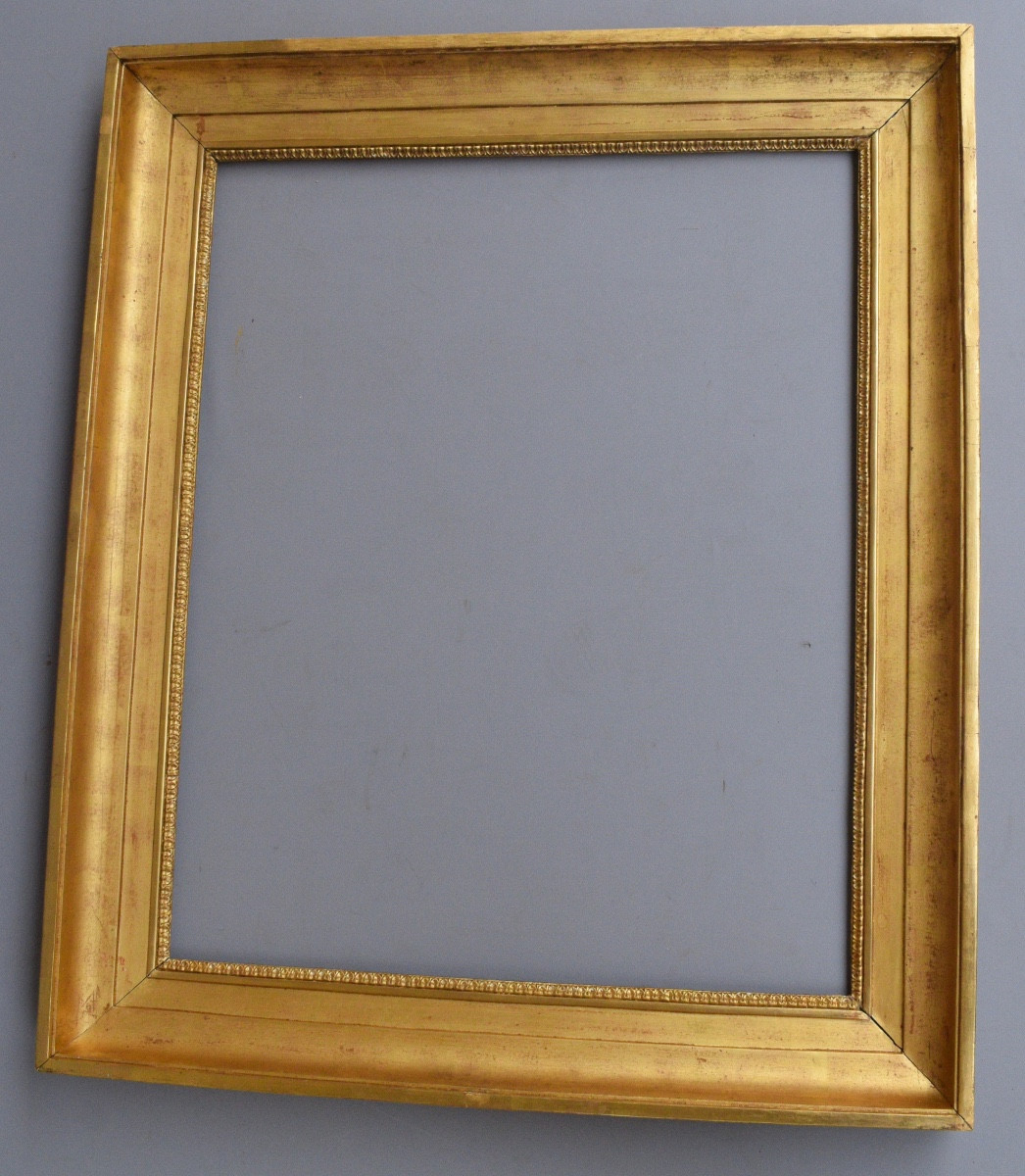 18th Century Frame In Gilded Wood-photo-3
