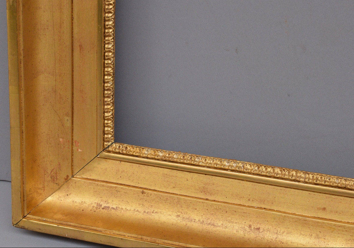18th Century Frame In Gilded Wood-photo-4