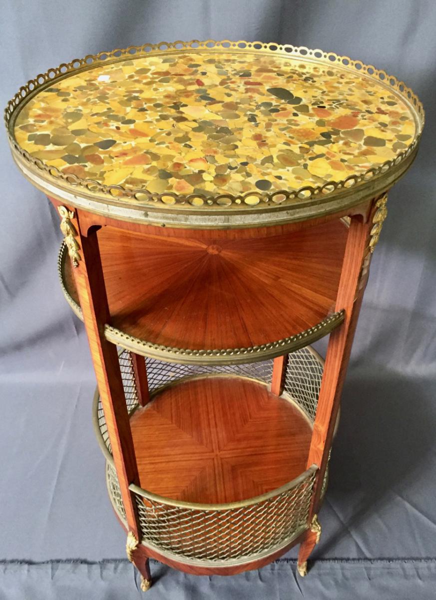 Salon Table Marquetry