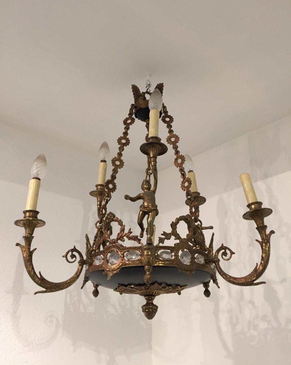 Bronze Chandelier 6 Lights