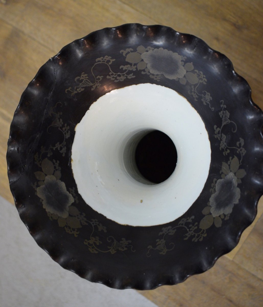 Pair Of Meiji Porcelain Vases Period Meiji-photo-3