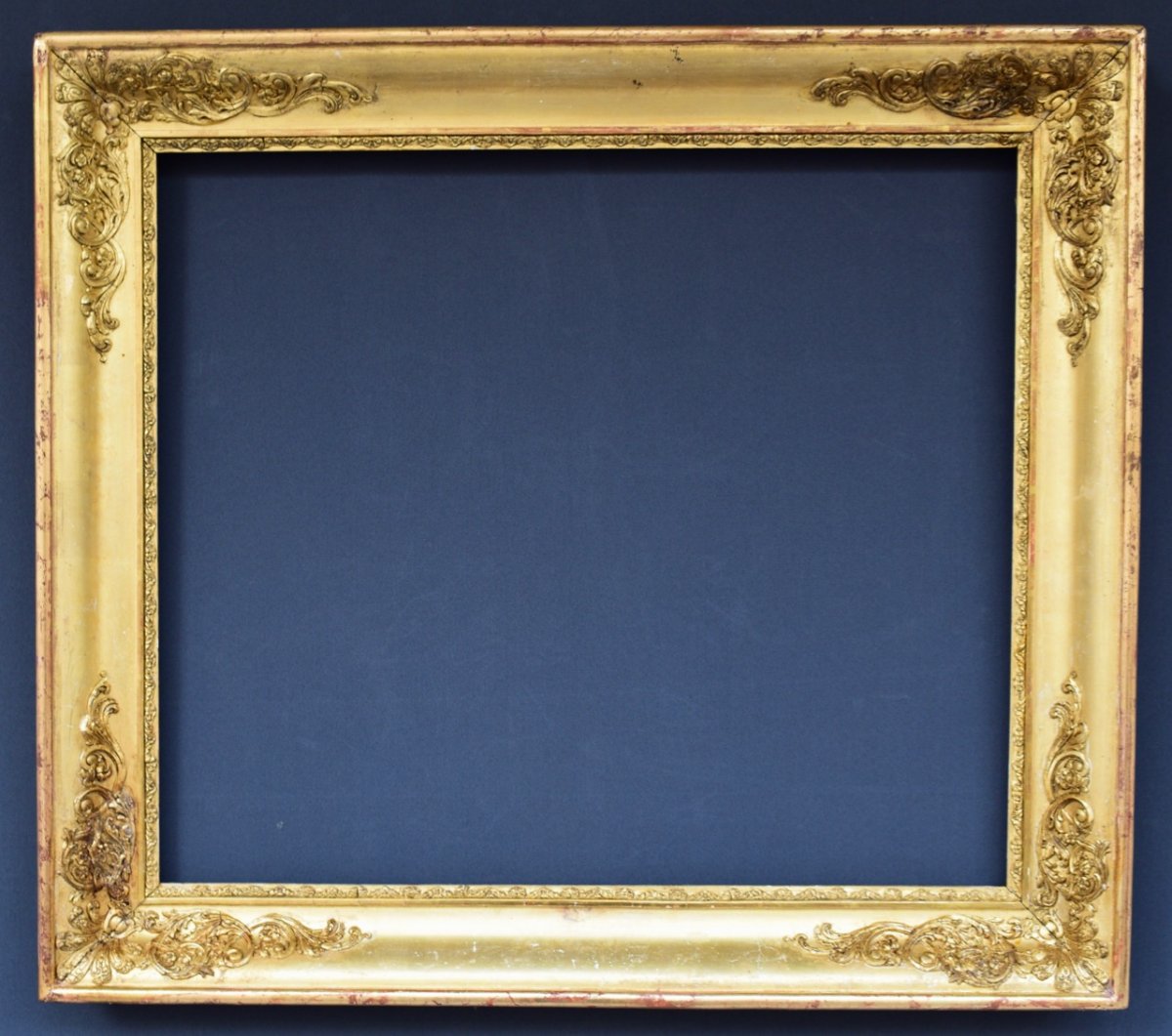 Empire Period Frame In Wood And Stucco Gilded