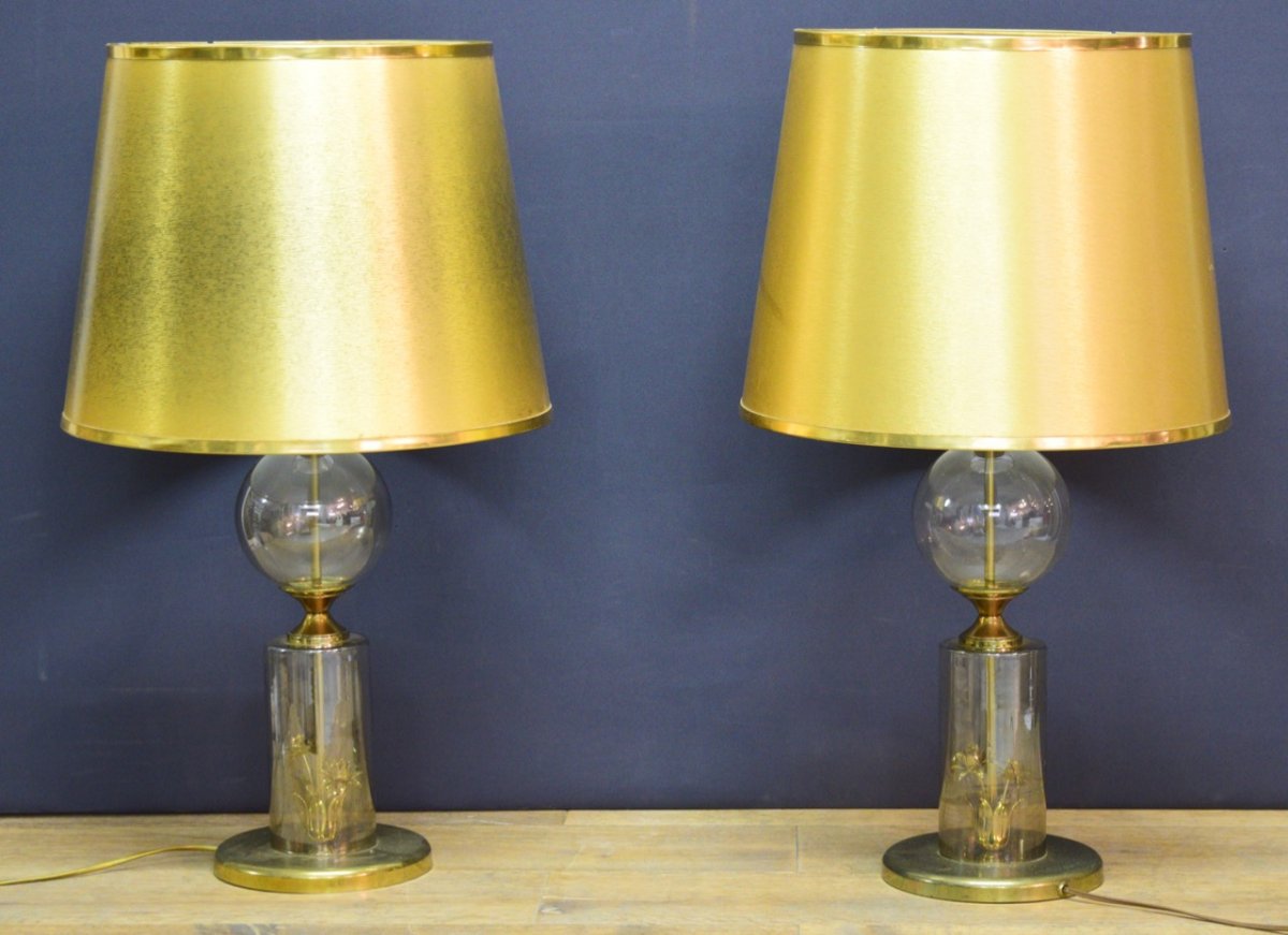 Pair Of Lamps 70s