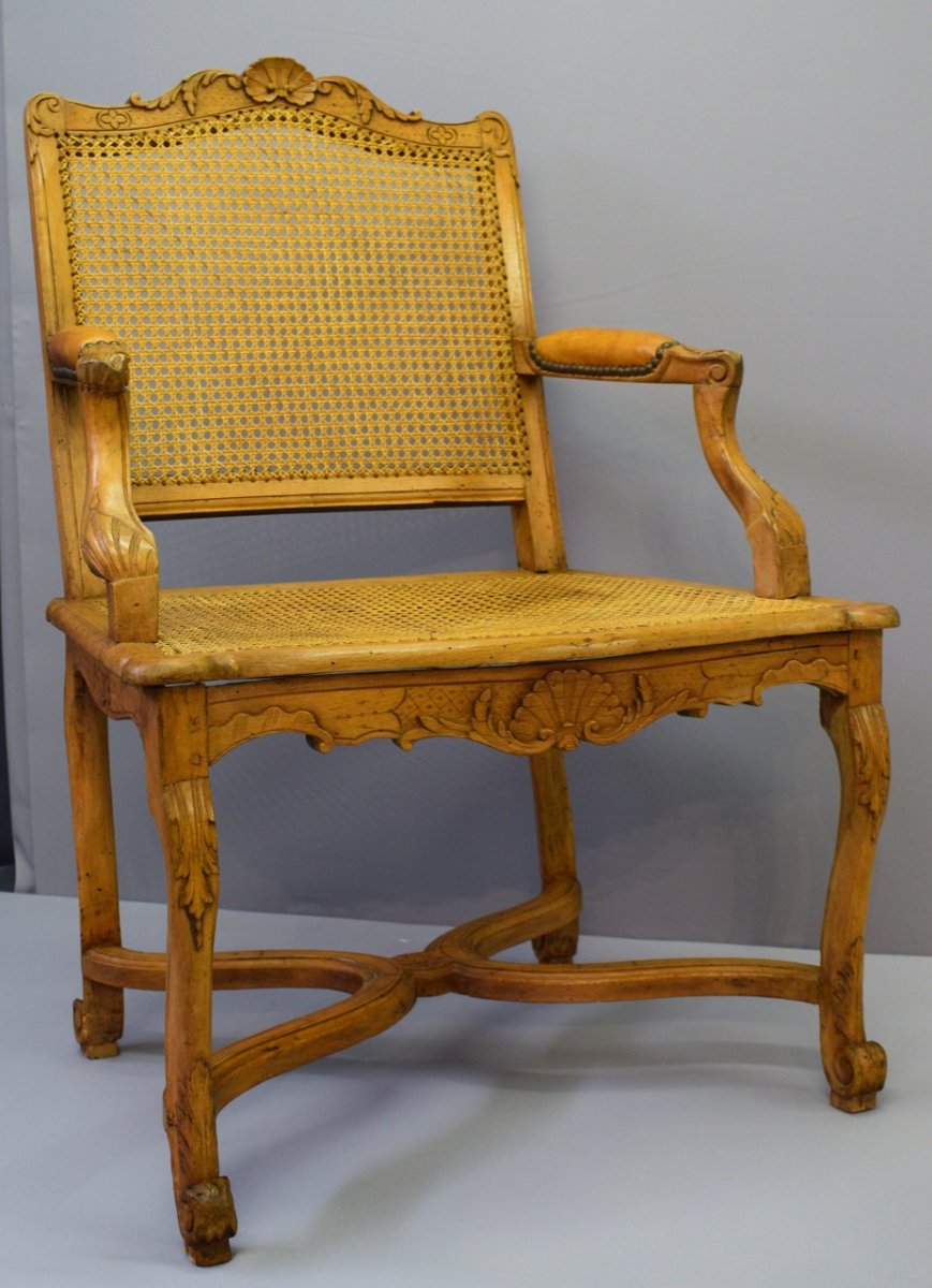 Cane Regency Period Armchair-photo-3